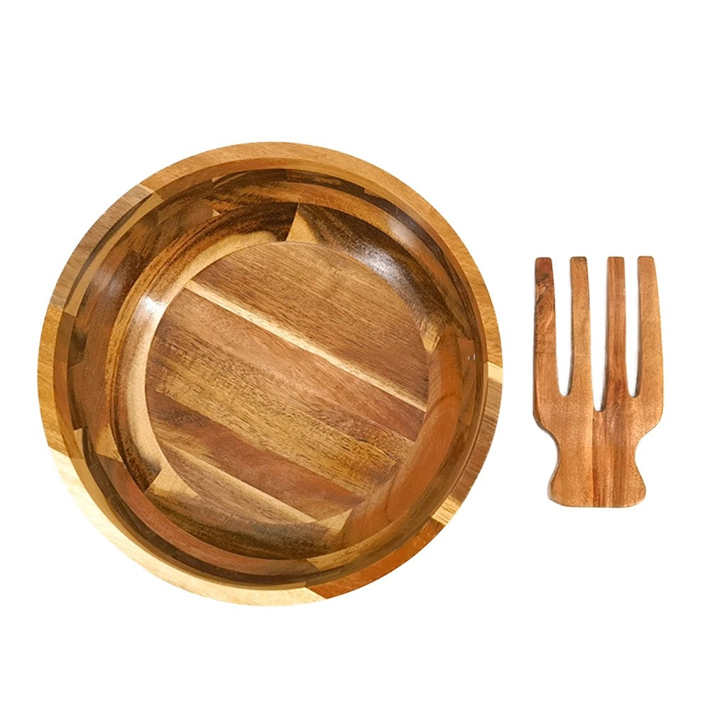 HarvestCraft - Acacia Wood Salad & Mixing Bowl