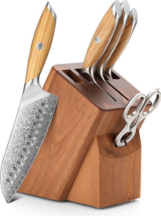 The Gourmet Line: Damascus Chef Knife Set