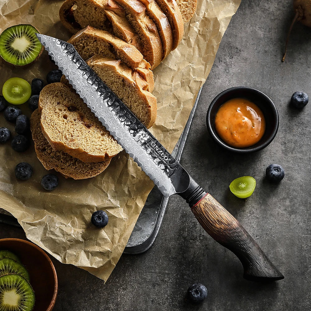 The Artisan Chef's 6-Piece Damascus Steel Knife Collection