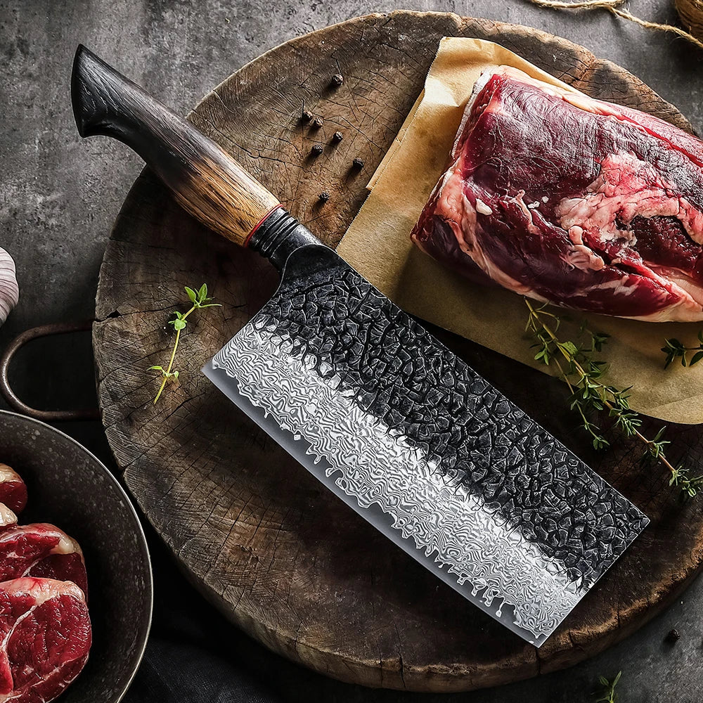 The Artisan Chef's 6-Piece Damascus Steel Knife Collection