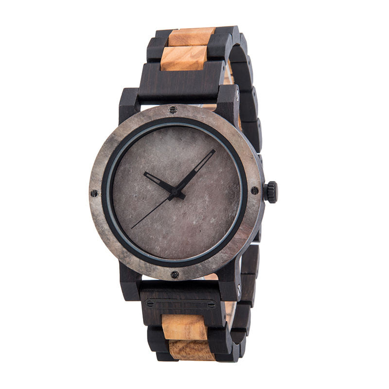 Marble Wood Watch - For Man