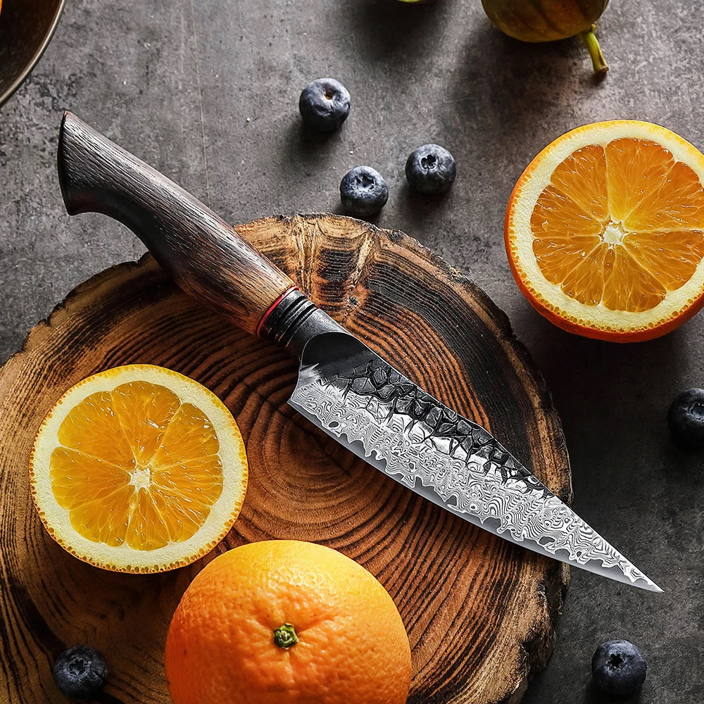 The Artisan Chef's 6-Piece Damascus Steel Knife Collection