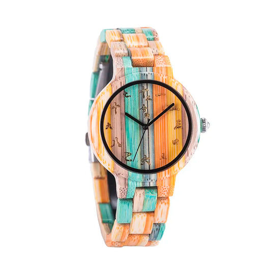 Chameleon Vintage Wood Watch