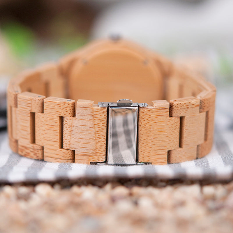 Pretty Lady Maple Wood Watch - For Ladies