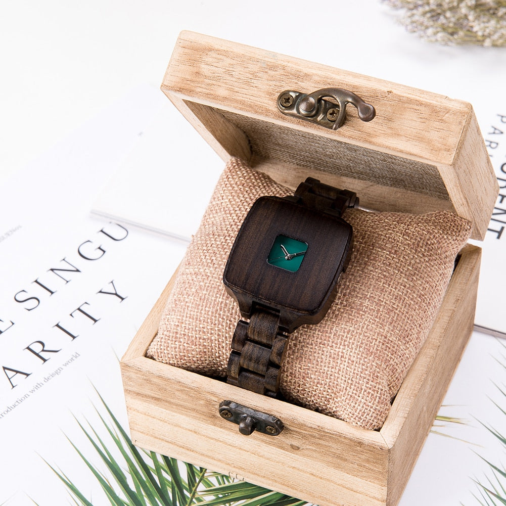 Window Wooden Watch - For Women
