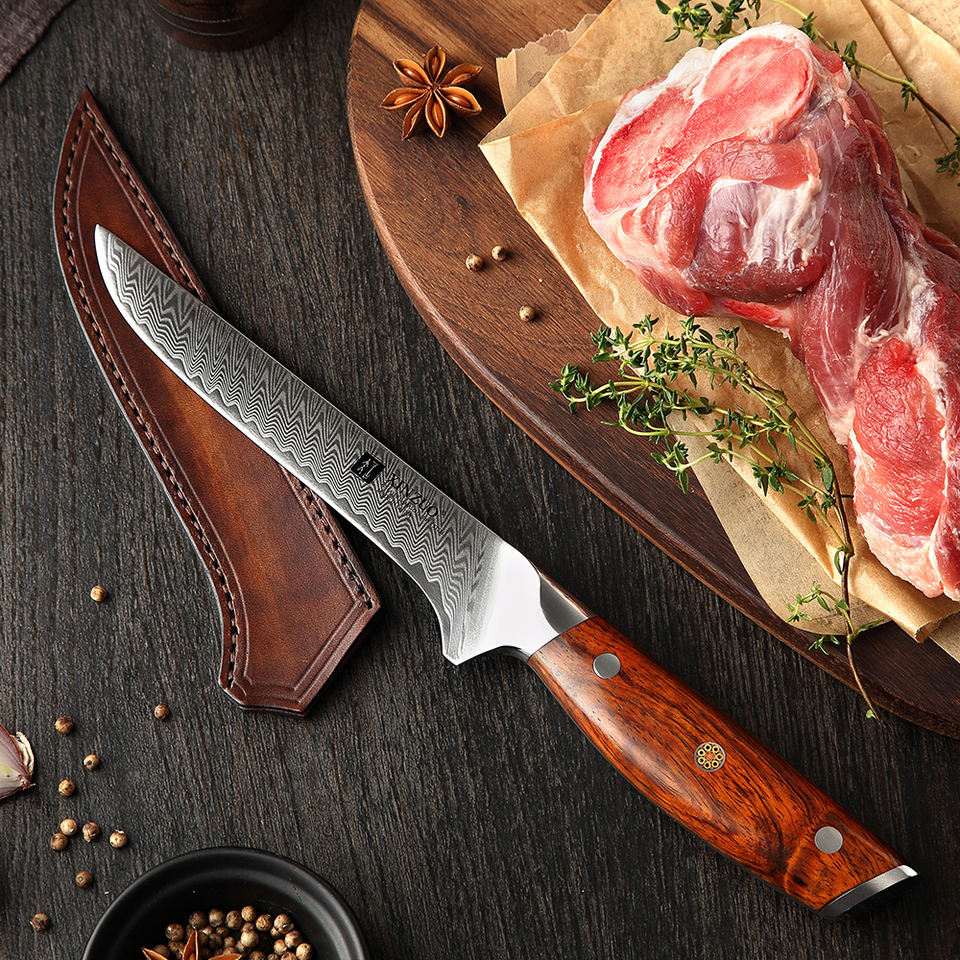 The Master Chef's 15-Piece Damascus Steel Knife Set