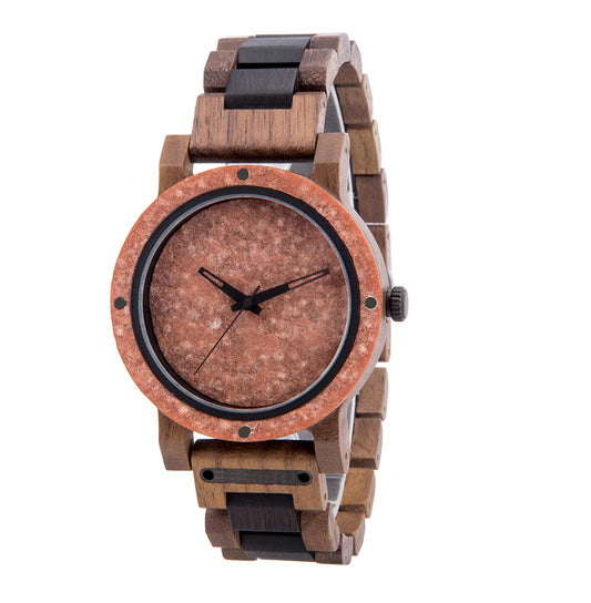 Marble Wood Watch - For Man