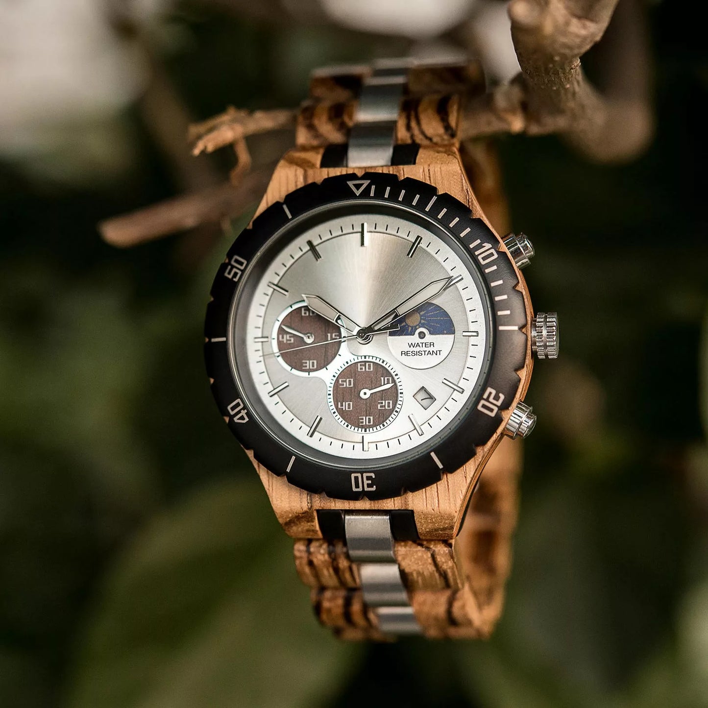 Alfa Male Luxury Silver Chronograph Watch  - For Man