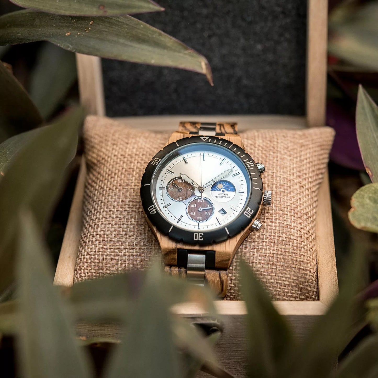 Alfa Male Luxury Silver Chronograph Watch  - For Man
