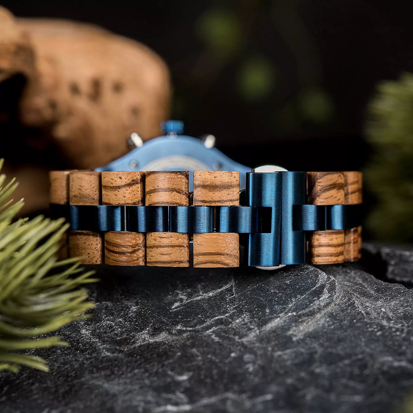 Alfa Male Luxury Blue Chronograph Watch  - For Man