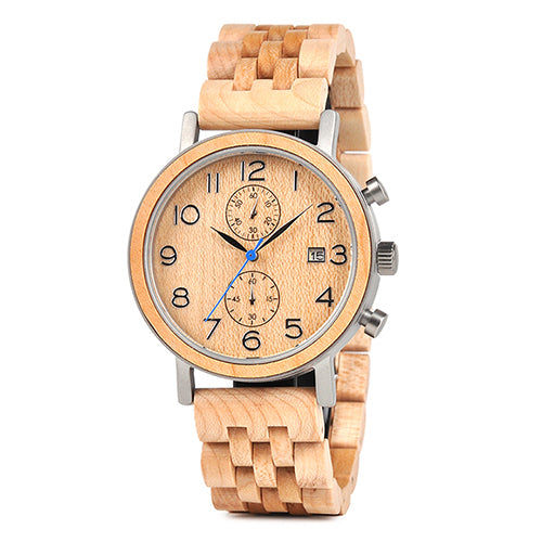 High Class Hand Crafted Wood Watch - For Man