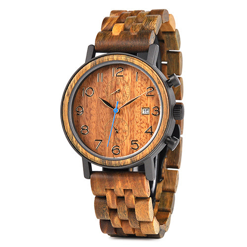 High Class Hand Crafted Wood Watch - For Man