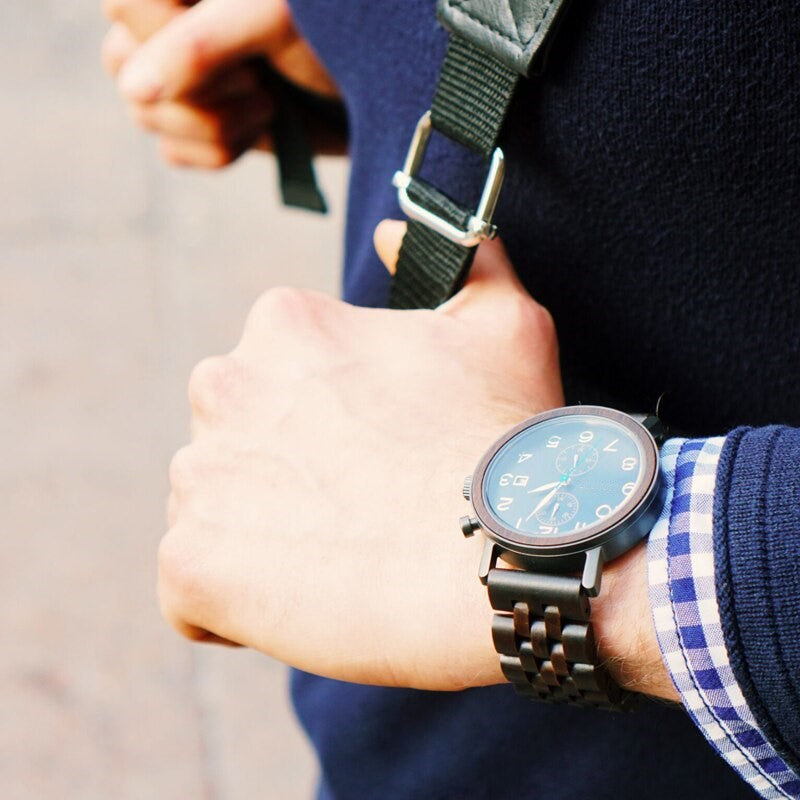 High Class Hand Crafted Wood Watch - For Man