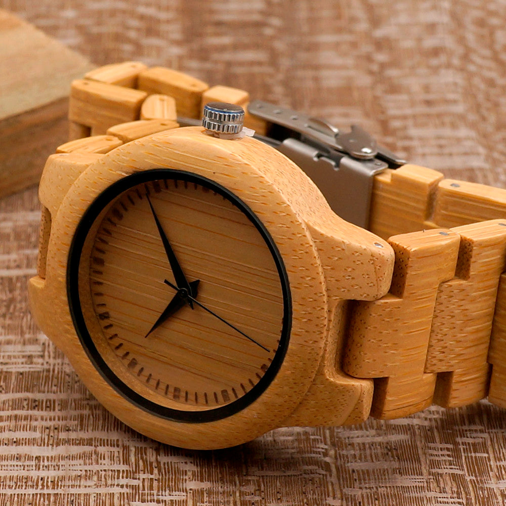 Pretty Lady Maple Wood Watch - For Ladies