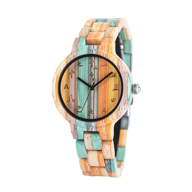 Chameleon Vintage Wood Watch