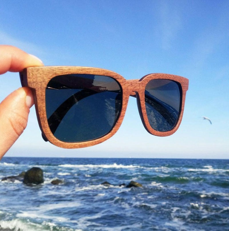 Bamboo Sunglasses Polarized Vintage
