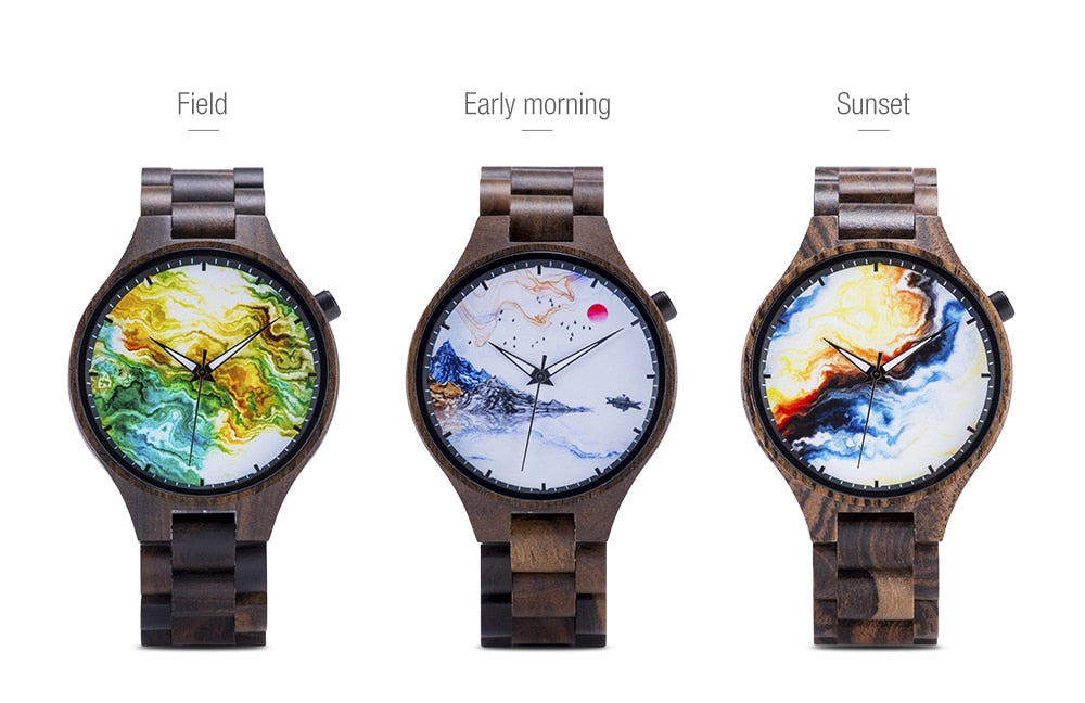 Marbling Timepiece