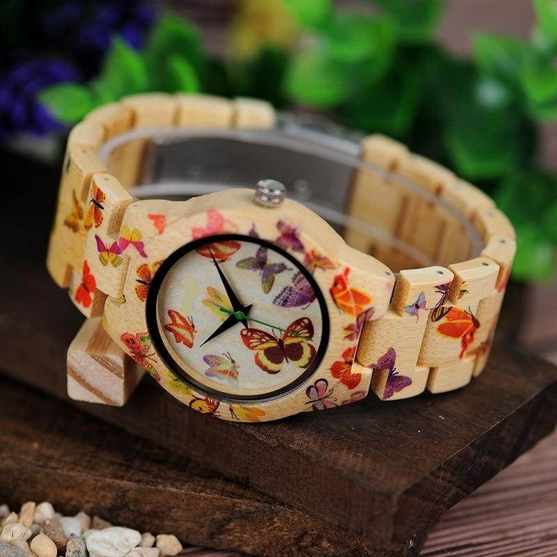 Butterfly Print Timepiece