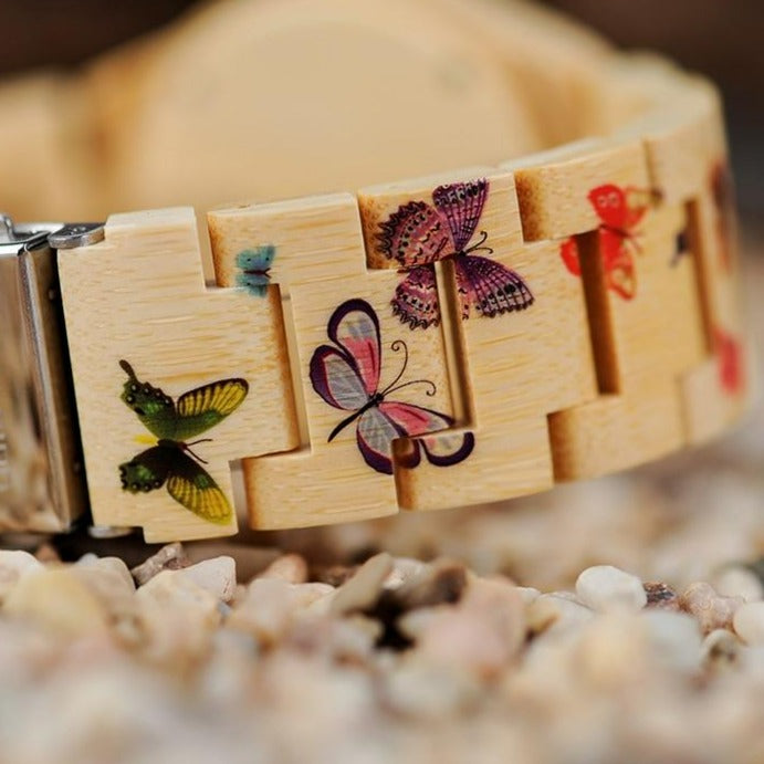 Butterfly Print Timepiece