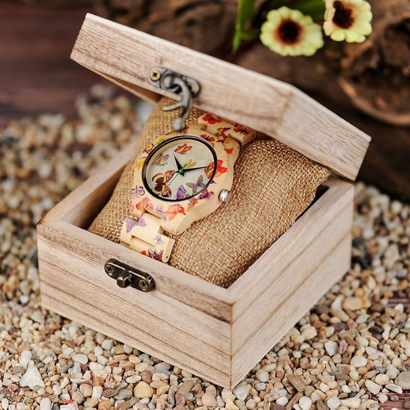 Butterfly Print Timepiece